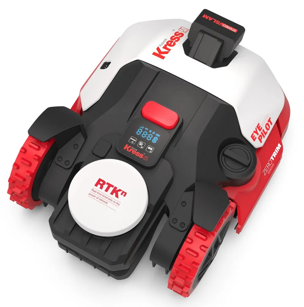 Kress KR273E EyePilot RTK 3000 m² Robotgräsklippare med ZeroTrim *