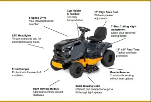 Cub Cadet LT1 S86 Traktor 