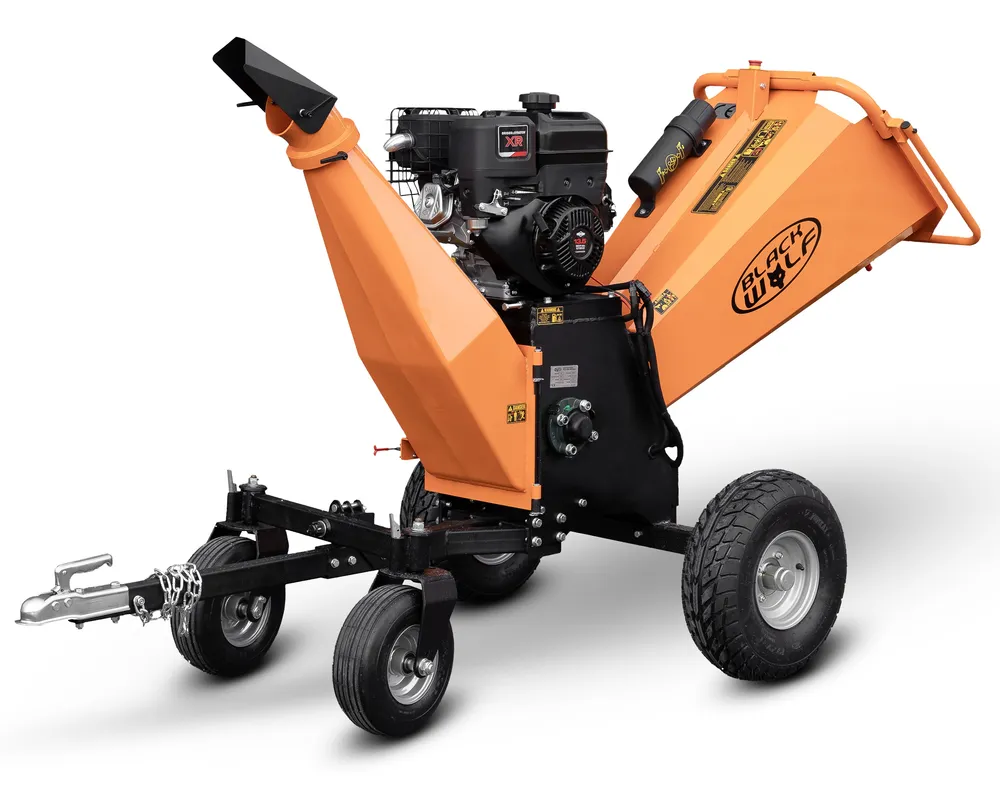 Flismaskin Wood Chipper 150 Black Wolf