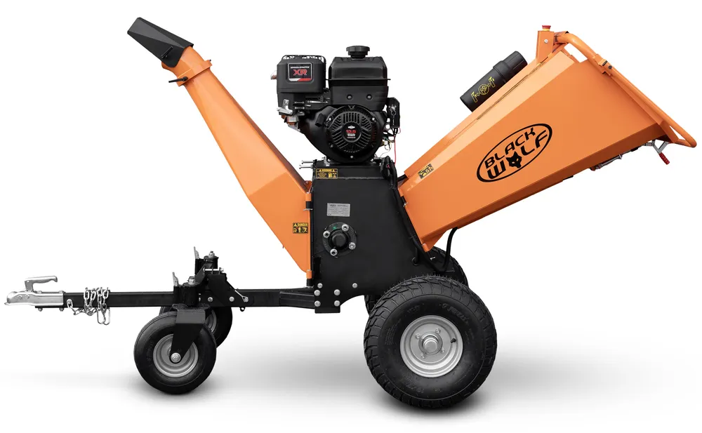 Flismaskin Wood Chipper 150 Black Wolf