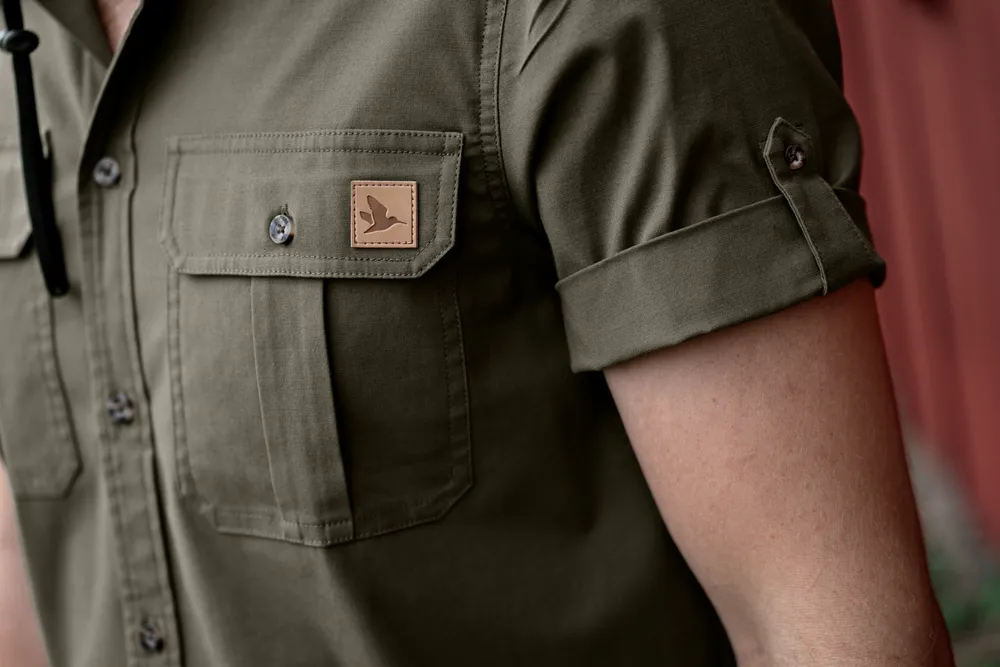 Selous Kortarmad Skjorta Seeland - Grape Leaf *