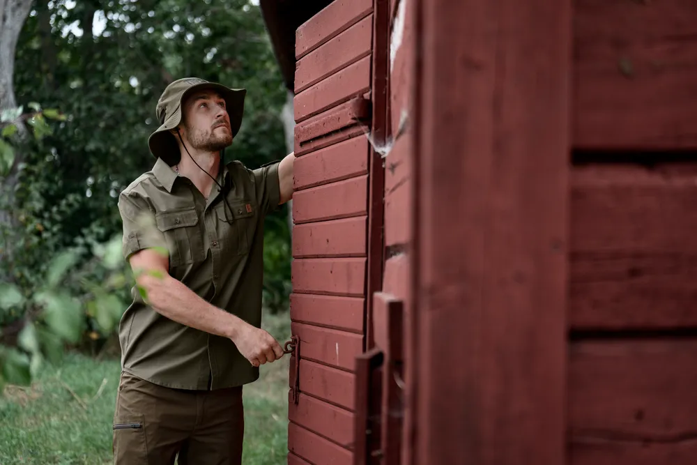 Selous Kortarmad Skjorta Seeland - Grape Leaf *