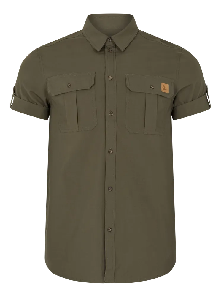 Selous Kortarmad Skjorta Seeland - Grape Leaf *