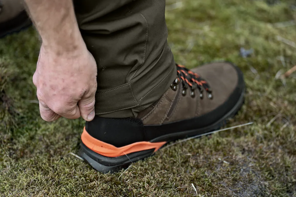 Ash Friluftsbyxa Seeland - Light Pine/Pine Green *