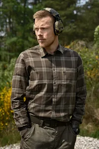 Härkila Fjell Långärmad Skjorta - Green Check 