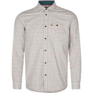 Oxford Skytteskjorta Seeland - Grape Leaf/Terracotta Check 