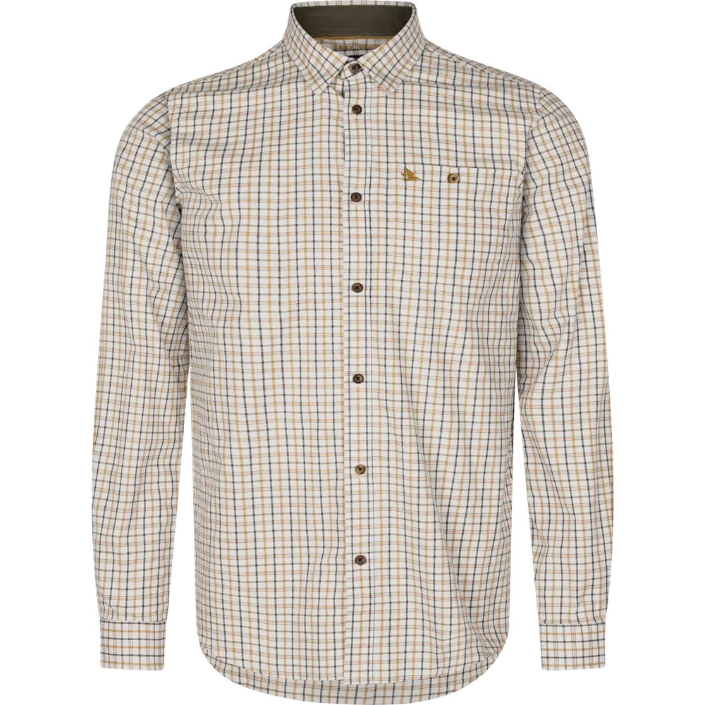 Oxford Skytteskjorta Seeland - Classic Blue/Classic Brown Check *