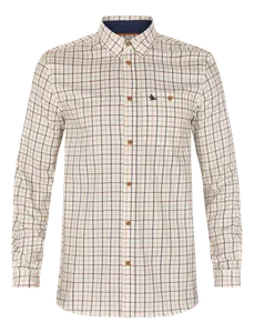 Oxford Skytteskjorta Seeland - Classic Blue/Merlot Check 