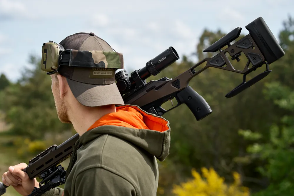 Härkila Identity Hoodie - Grape Leaf/Mandarin Orange *