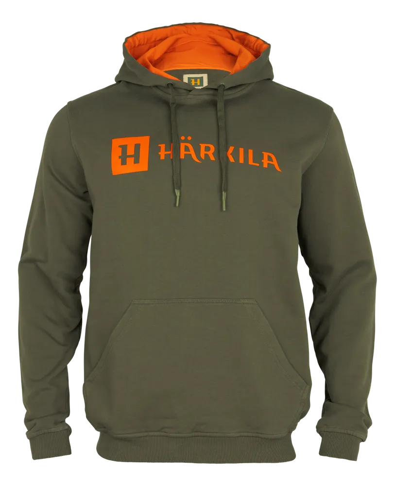 Härkila Identity Hoodie - Grape Leaf/Mandarin Orange *