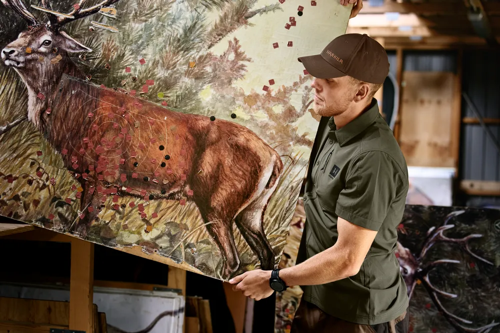 Härkila Trek Kortarmad Skjorta - Grape Leaf *