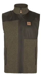 Härkila Kalix Fleeceväst - Willow Green/Shadow Brown 
