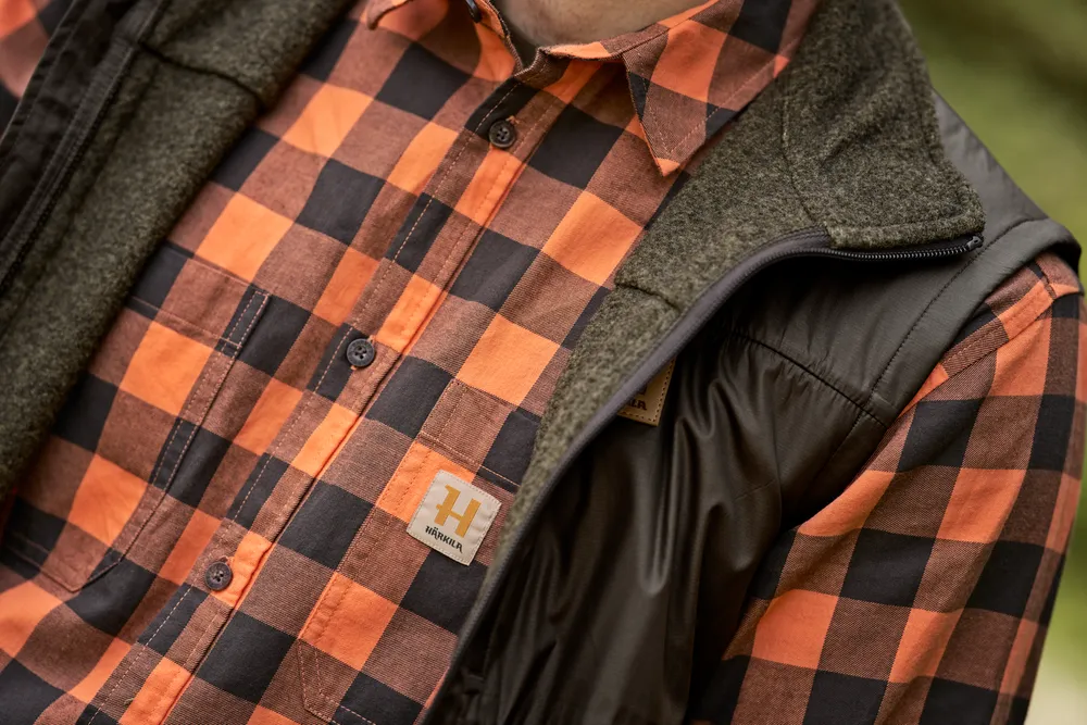 Härkila Scandinavian Långärmad Skjorta - Mandarin Check *