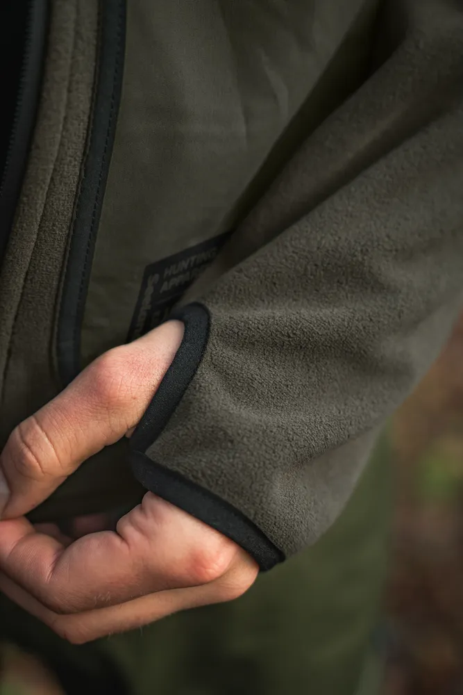 Rogue Solid Vändbar Fleecejacka Seeland - Grizzly Brown/Demitasse Brown *