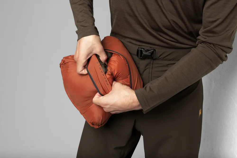 Logmar Insulated Packable Huvjacka Härkila - Willow Green *