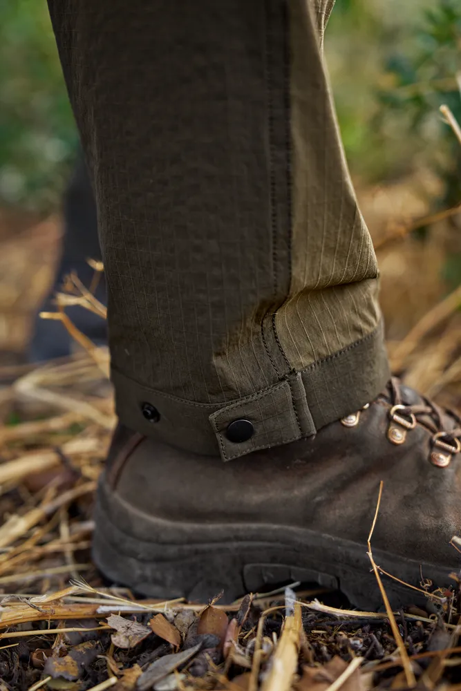 Logmar Lightweight Zip-off Byxor Härkila - Dark Olive/Willow Green *