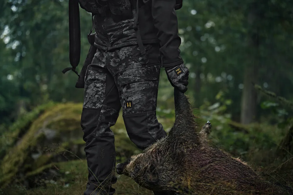 Härkila NOCTYX Camo Byxor - AXIS MSP Black/Black *