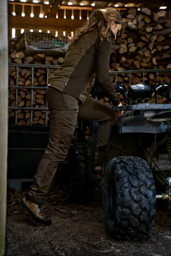 Runa Byxor Dam Härkila - Slate Brown/Willow Green *