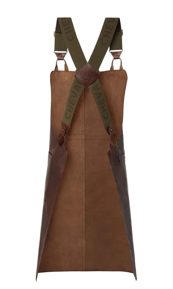 Elk Butcher Apron Chevalier - Leather Brown 