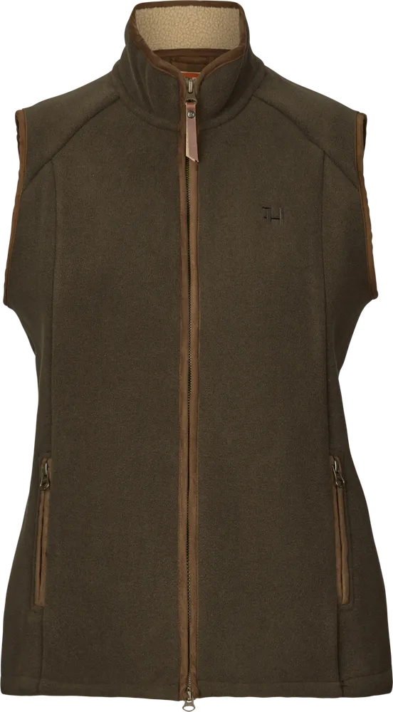 Sandhem Sherpa Fleeceväst Dam Härkila - Willow green *