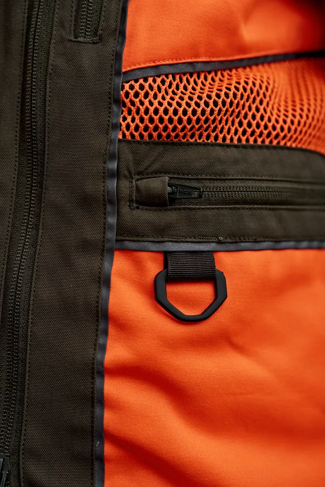Wildboar Pro Blaze Waistcoat Härkila - Orange blaze/Brown *
