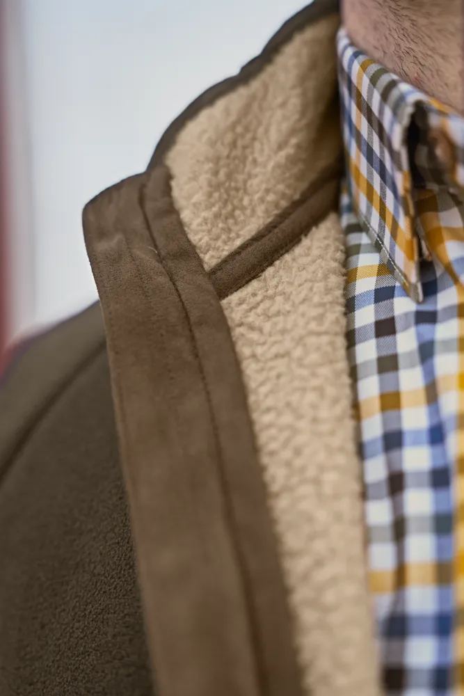 Sandhem Sherpa Fleecejacka Härkila - Demitasse brown *