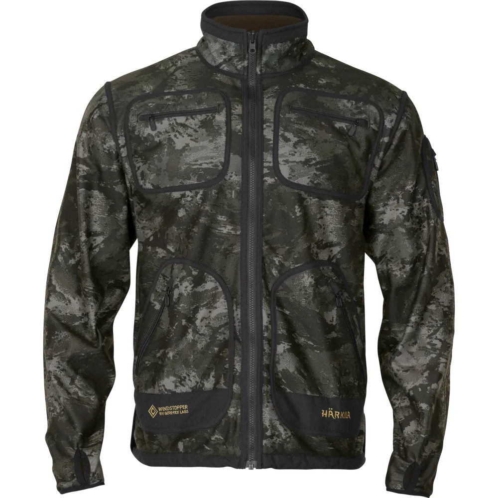 Kamko NOCTYX WSP Reversible Fleecejacka Härkila - AXIS MSP Black/Willow green *