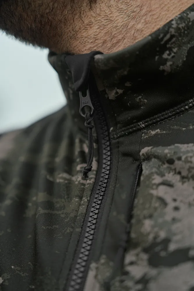 Härkila NOCTYX Camo Full Zip Fleectröja - AXIS MSP Black *