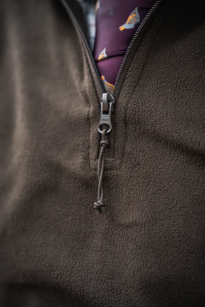 Benjamin Half Zip Seeland - Dark Brown *