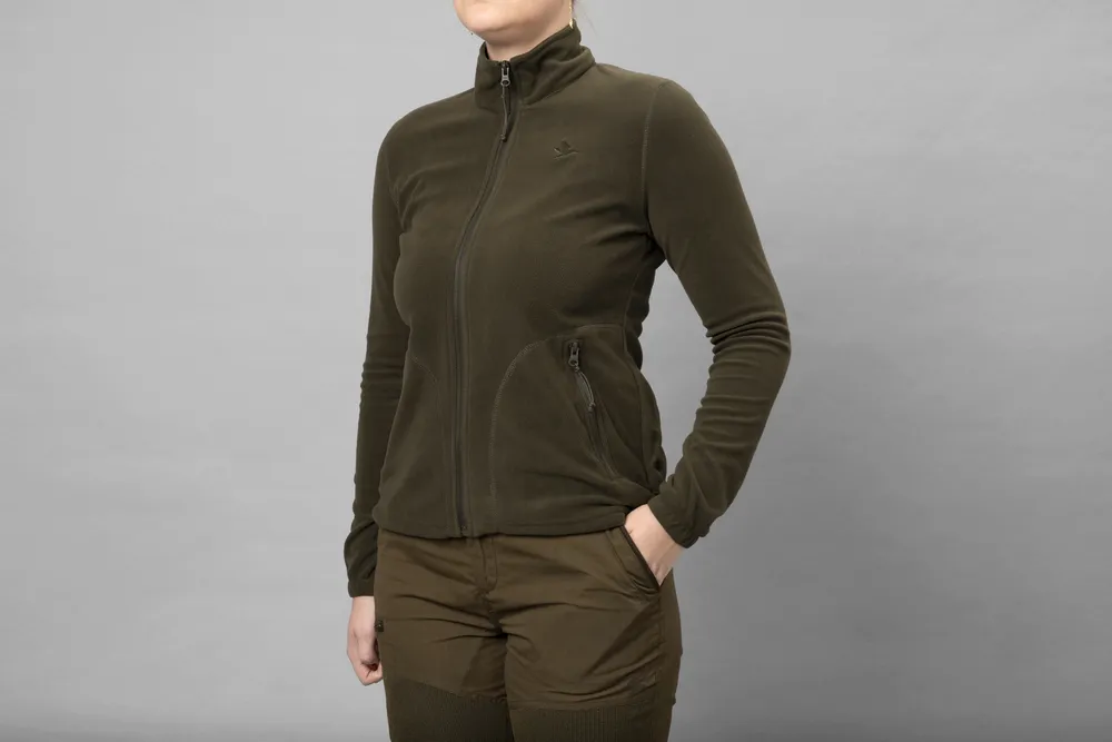 Dew Fleece Dam Seeland - Pine green *