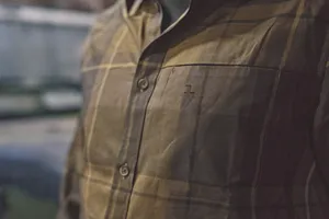 Akse Långärmad Skjorta Härkila - Willow green check 
