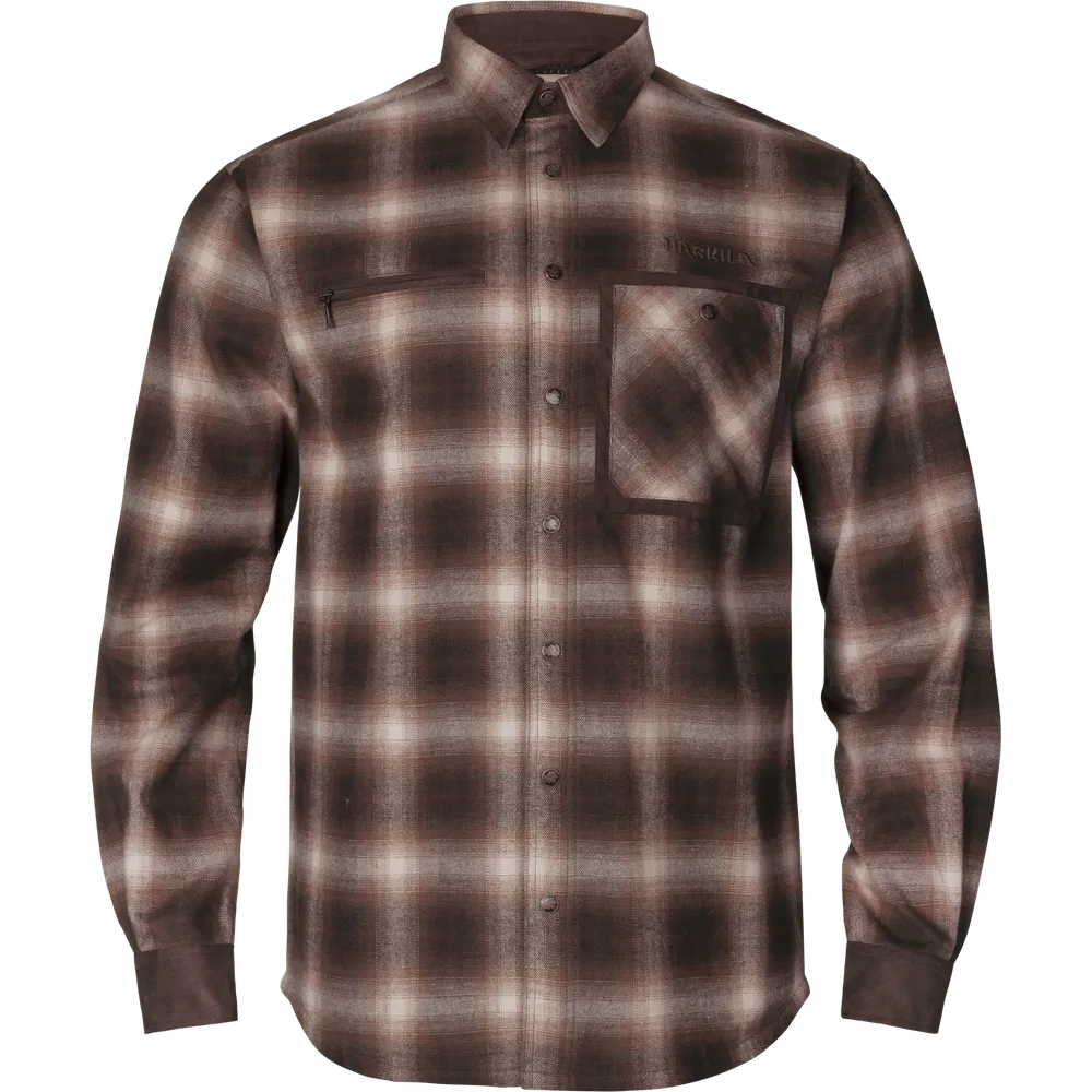 Folke Shirt Jacka Härkila - Burgundy *