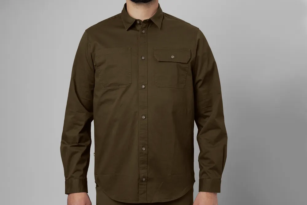 Trym L/S Skjorta Härkila - Antique sand *