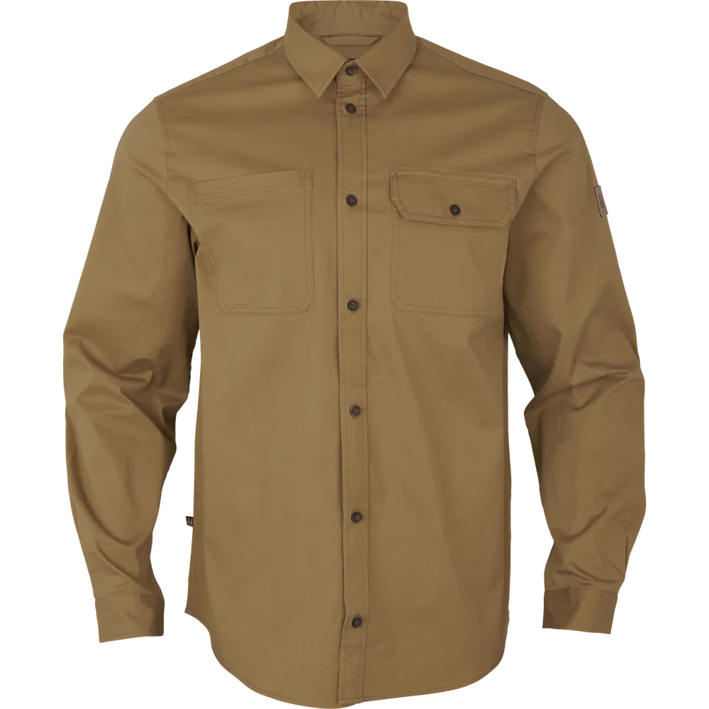 Trym L/S Skjorta Härkila - Antique sand *