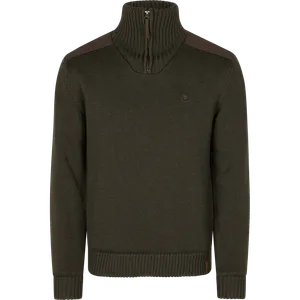 Haze Windbreaker Stickad Tröja Seeland - Grizzly Brown 
