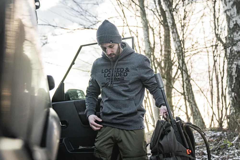 Loaded Hoodie Seeland - Grey Melange *