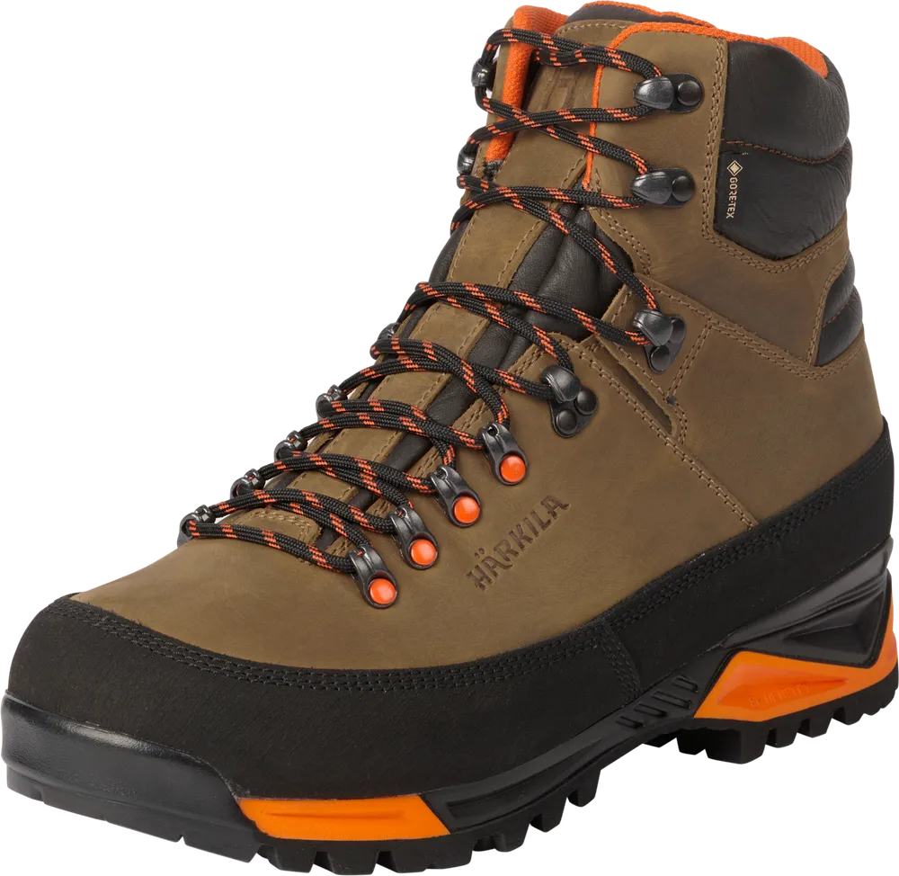 Saxnäs GTX Orange Kängor Härkila - Mid Brown//orange *