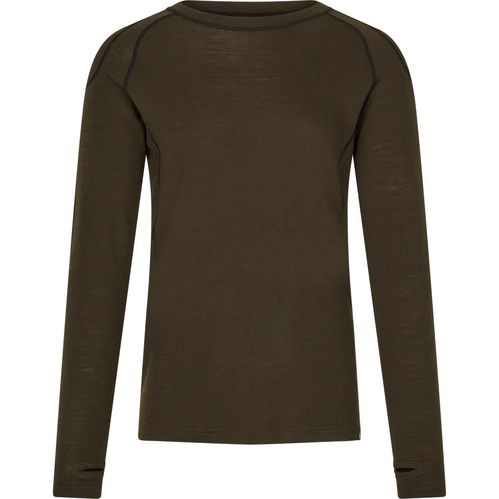 Apex One Hundred Långärmad T-shirt Seeland -  Pine green *