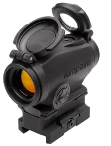 Aimpoint Duty RDS 2 MOA Rödpunktsikte med 39 mm vridmutterfäste i ett stycke