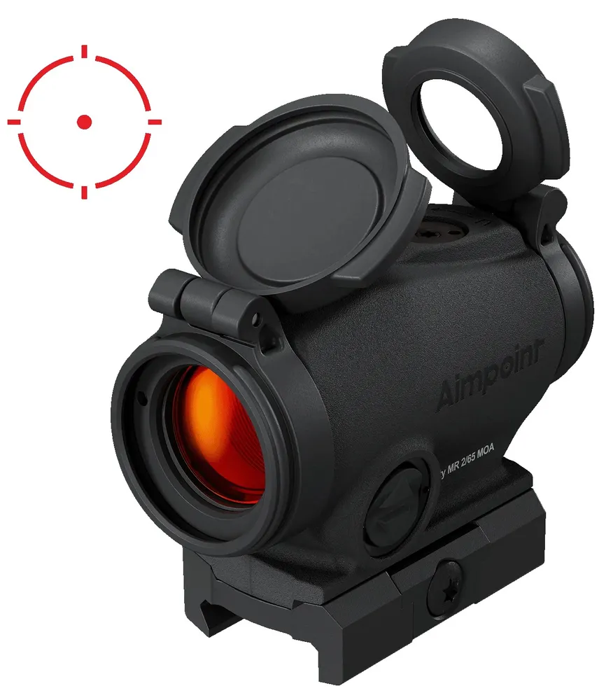 Aimpoint Duty RDS MR Multi Reticle Rödpunktsikte med 30 mm vridmutterfäste i ett stycke *