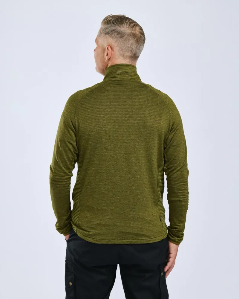 Abisko Fleecejacka Pinewood - Olive Green