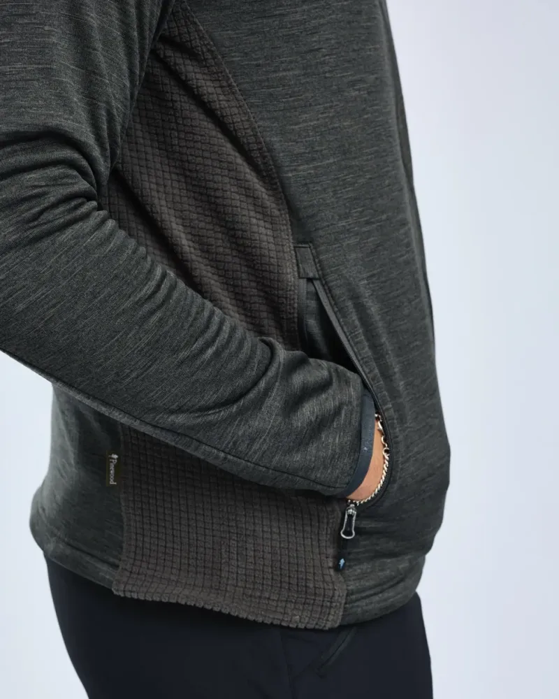 Abisko Fleecejacka Pinewood - Ash Grey