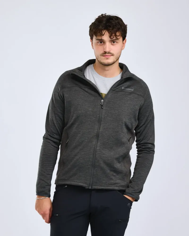 Abisko Fleecejacka Pinewood - Ash Grey