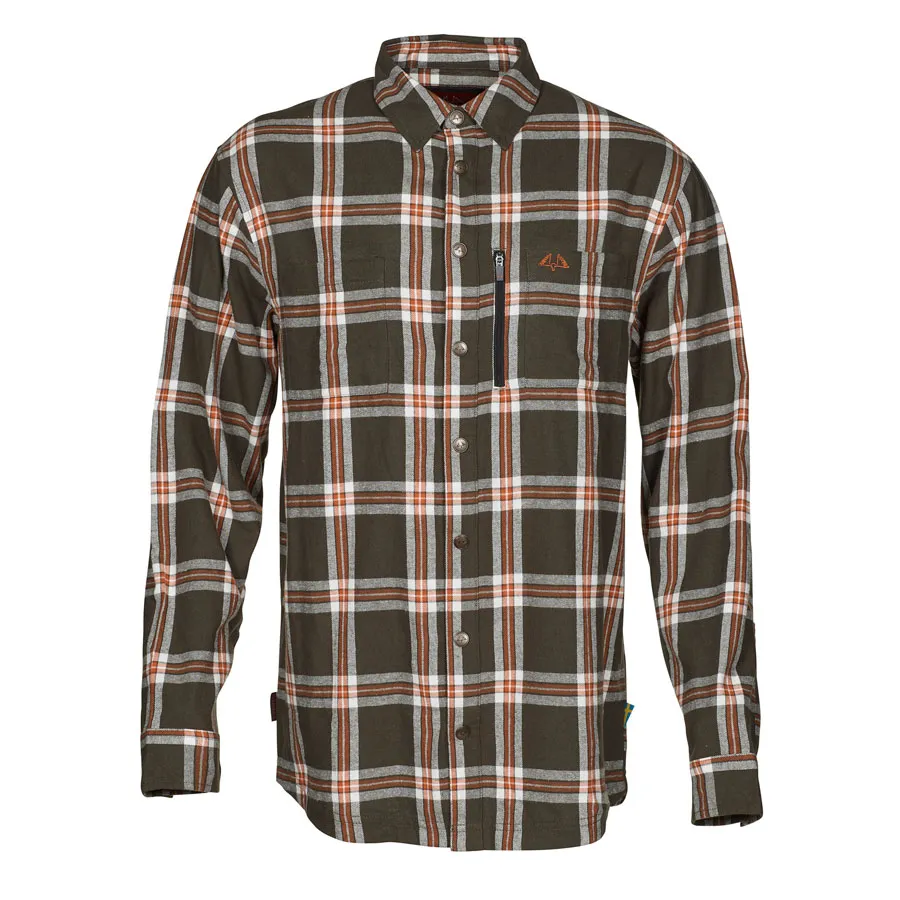Crest Cotton Shirt Swedteam - Green