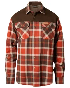 Pinewood Douglas Skjorta - Orange Clay/D.Brown