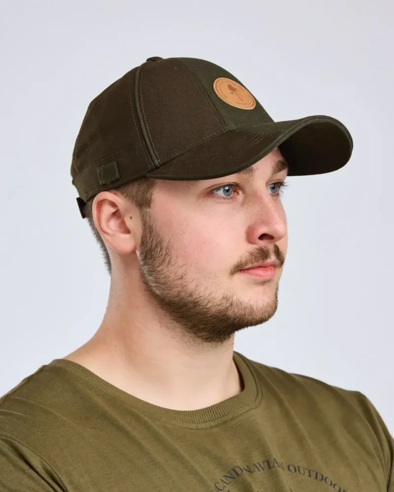 Furudal Hunters Vattentät Keps - Suede Brown/Mossgreen *