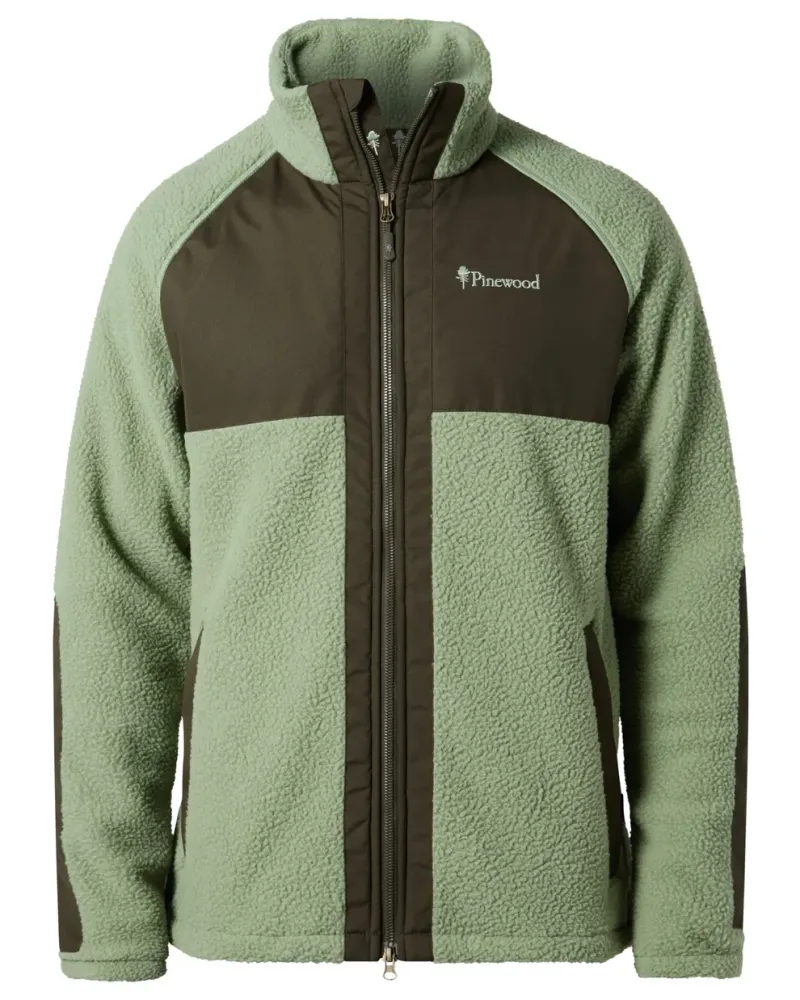Pinewood Pile Fleecejacka - Sage Green *