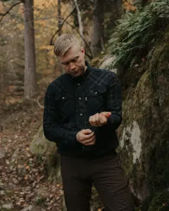 Finnveden Forest Flanellskjorta Pinewood - D.Navy/Black *