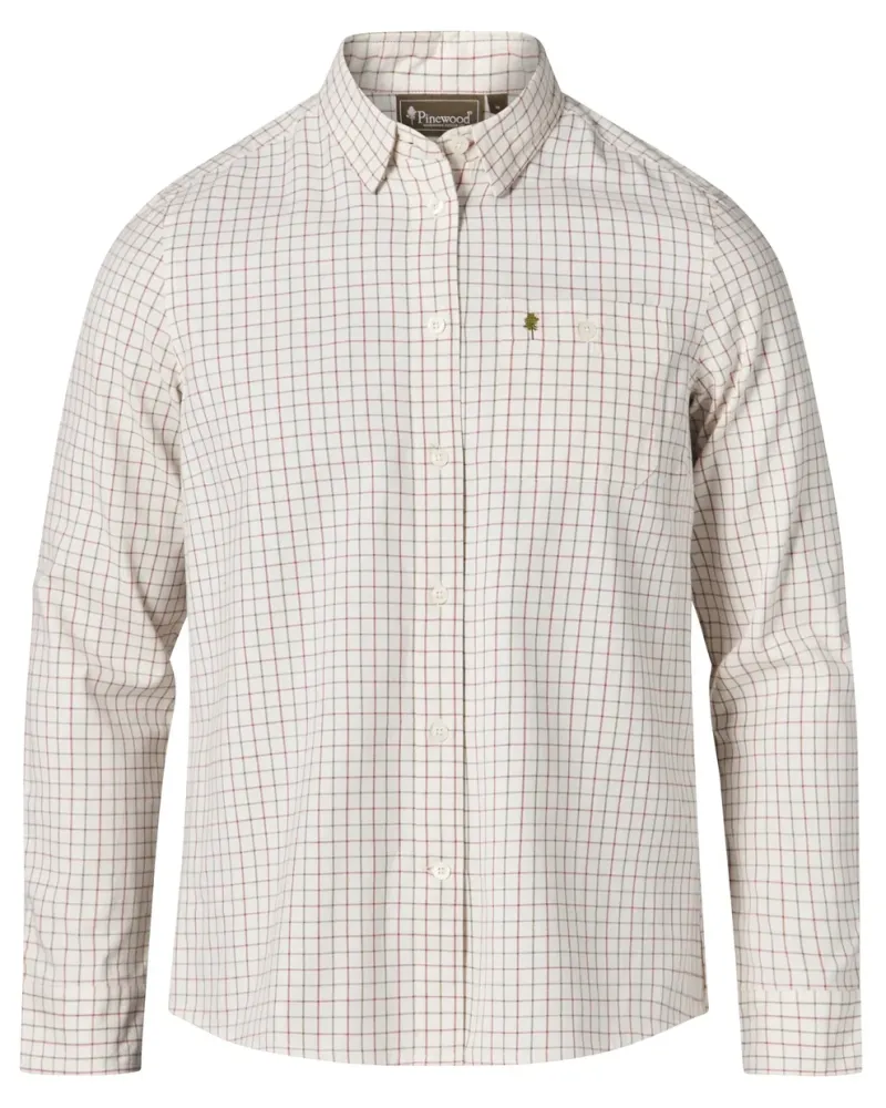 Nydala Grouse 2.0 Dam Skjorta Pinewood - Offwhite *