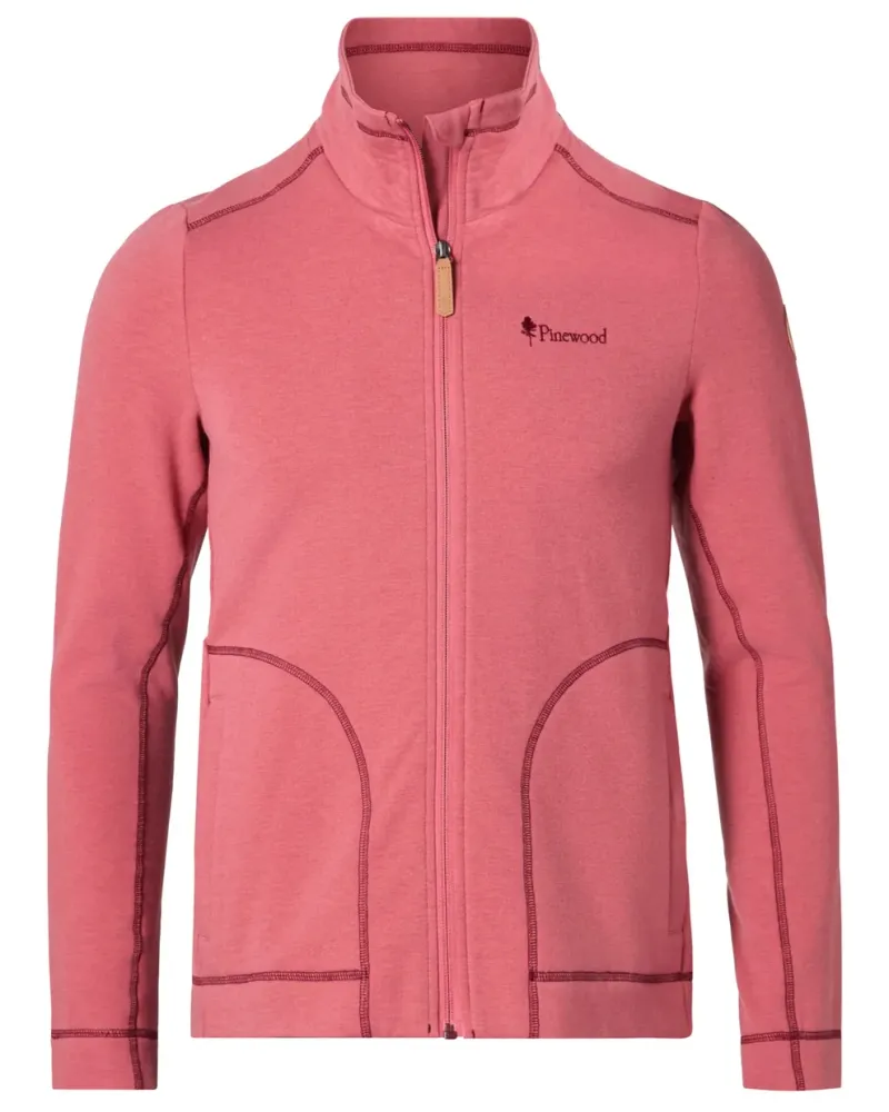 Finnveden Dam Powerfleecejacka Pinewood - Cherry Pink *